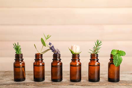 herbs and essential oils 